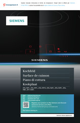 Siemens ET6 FHP1 Serie Notice D'utilisation