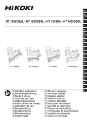 HIKOKI NT 1850DBSL Mode D'emploi