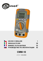 Sonel CMM-10 Manuel D'utilisateur