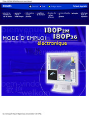Philips 180P2M Mode D'emploi