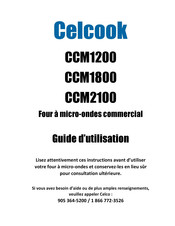 Celcook CCM1800 Guide D'utilisation