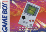 Nintendo GAME BOY Mode D'emploi