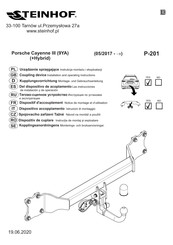 Steinhof P-201 Notice De Montage Et D'utilisation