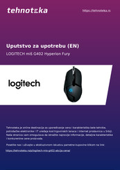 Logitech G G402 Hyperion Fury Guide D'installation