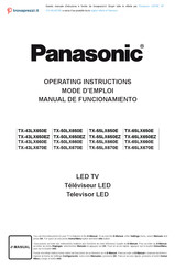Panasonic TX-50LX670E Mode D'emploi