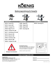 Koenig Sovereign 90 Mode D'emploi