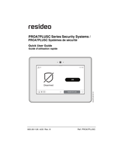 resideo PROA7PLUSC Serie Guide D'utilisation Rapide