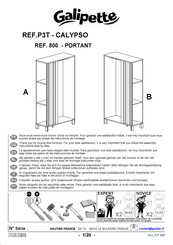 Galipette CALYPSO 800 Instructions De Montage