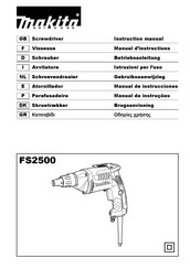 Makita FS2500K Manuel D'instructions