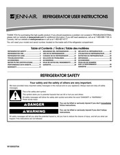 Jenn-Air JCD2595WEK Instructions D'utilisation