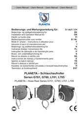 Planeta L701 Serie L705 Serie Mode D'emploi