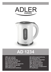 Adler europe AD 1234 Mode D'emploi