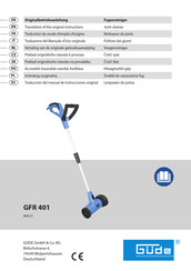 Güde 94317 Traduction Du Mode D'emploi D'origine