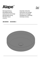 Alape AB.SO400.1 Instructions De Montage