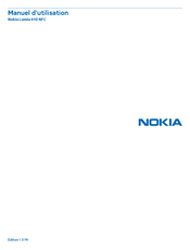 Nokia Lumia 610 NFC Manuel D'utilisation
