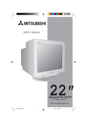 Mitsubishi Diamond Pro 2070 SB Mode D'emploi