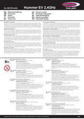 Jamara Hummer EV 2,4GHz Notice