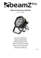 Beamz Pro BWA 418 Manuel D'instructions