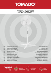 tomado TFS4003W Mode D'emploi