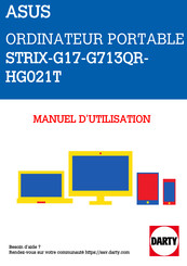 Asus ROG STRIX-G17-G713QR-HG021T Mode D'emploi