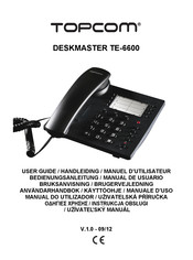 Topcom Deskmaster TE-6600 Manuel D'utilisateur