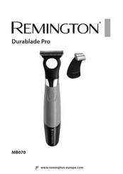 Remington Durablade Pro Mode D'emploi