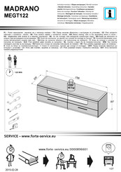 Forte MADRANO MEGT122 Notice De Montage