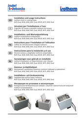 Indel Webasto Marine isotherm BI41 Dual Instructions Pour L'installation Et L'utilisation