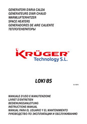 Krüger Technology LOKI 85 Livret D'entretien