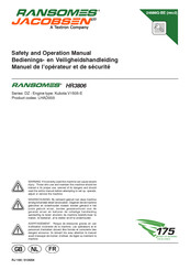 Textron Ransomes Jacobsen HR3806 Manuel De L'opérateur Et De Sécurité