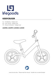 Lifegoods KIDDYCRUISER LG1301 Manuel D'utilisation