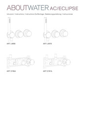 ABOUTWATER AC/ECLIPSE D787A Instructions De Montage