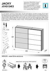 Forte JACKY JCKS124E2 Notice De Montage