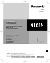 Panasonic VIERA TC-L32C3 Mode D'emploi