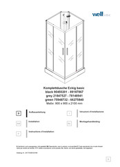 Welltime 89187867 Instructions D'installation