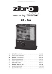 Toyotomi Zibro RS-240 Manuel D'utilisation