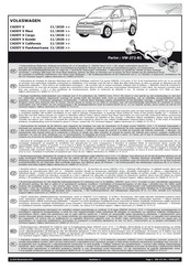 ECS Electronics VW-272-B1 Instructions De Montage