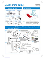 Philips HTS8010S Guide De Démarrage Rapide