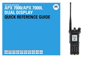 Motorola APX 7000 Guide De Référence Rapide