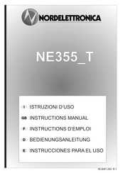 Nordelettronica NE355 T Serie Instructions D'emploi