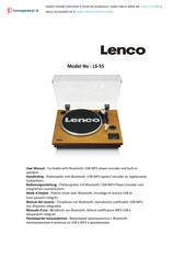 LENCO LS-55WA Mode D'emploi