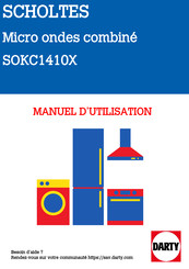 SCHOLTES SOKC1410X Manuel D'utilisation