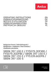 Amica FY5339.6GDFB Notice D'utilisation