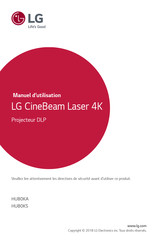 LG CineBeam Laser 4K HU80KA Manuel D'utilisation