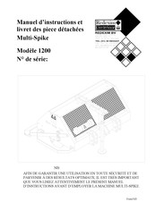 Redexim Turf-Stripper 1200 Manuel D'instructions