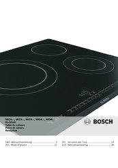 Bosch NKG6 Serie Mode D'emploi