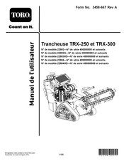 Toro TRX-250 Manuel De L'utilisateur