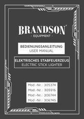 Brandson Equipment 306745 Manuel D'utilisation