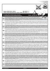 ECS Electronics VW-291-HX Instructions De Montage