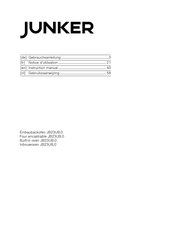 Junker JB23UB 0 Serie Notice D'utilisation